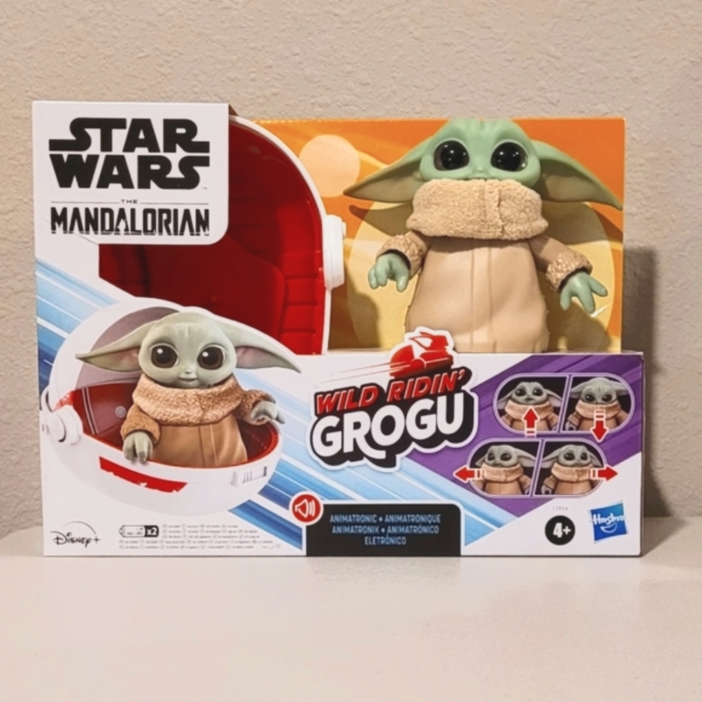 Disney Star Wars Mandalorian Wild Ridin' Grogu, The Child Animatronic Toy NWT